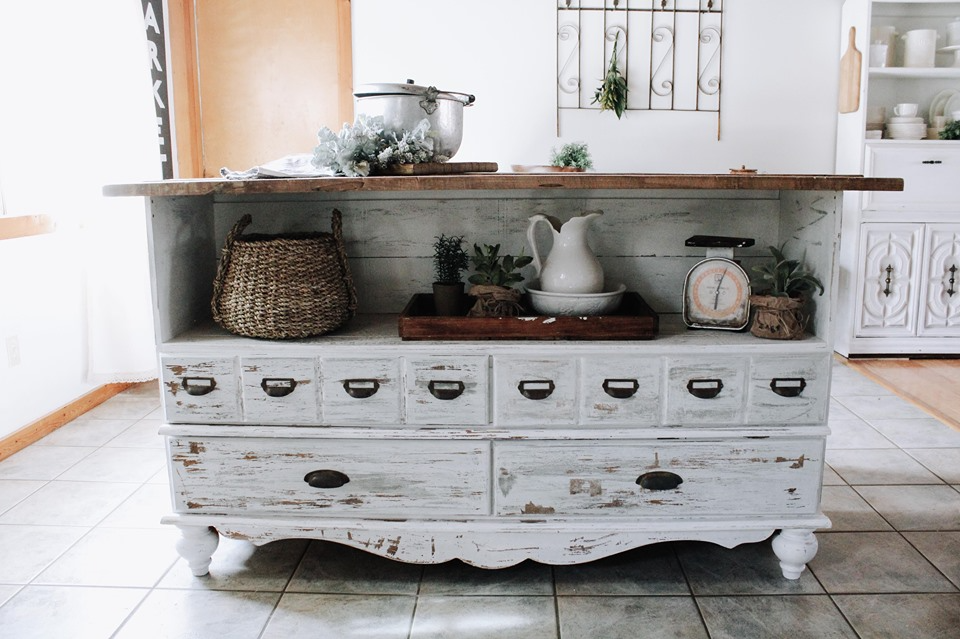 dresser turned island
source: roost a restore