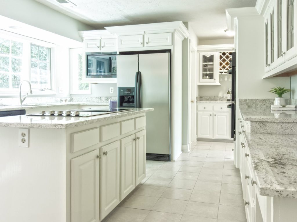 all white kitchen