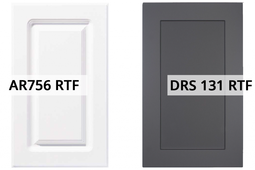 thermofoil cabinet doors, ar756 rtf and drs 131 rtf