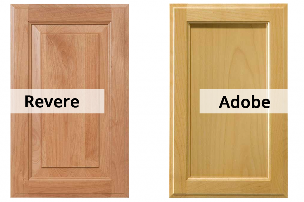 wood cabinet styles revere and adobe