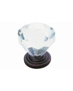 14303 Amerock Clear Acrylic Classic Knob