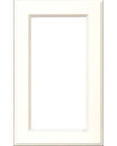 FR556 RTF cut for glass door shown in Feather White