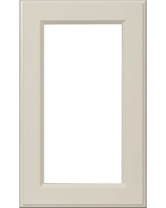 FR556 RTF cut for glass door shown in Feather White