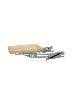 Heavy Duty Mixer Lift-Silver-Hardware and Shelf-Soft-Close