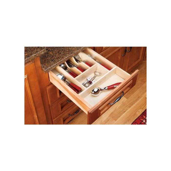 Rev-A-Shelf - 4WCT-3 - Tall Wood Cutlery Tray Insert