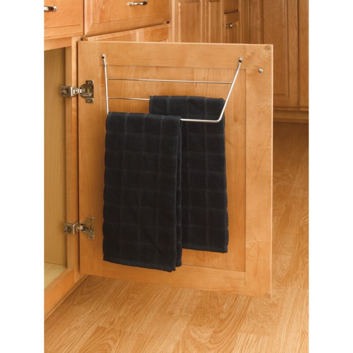 Rev-A-Shelf 563-32 C Door Mount Towel Holder - Chrome